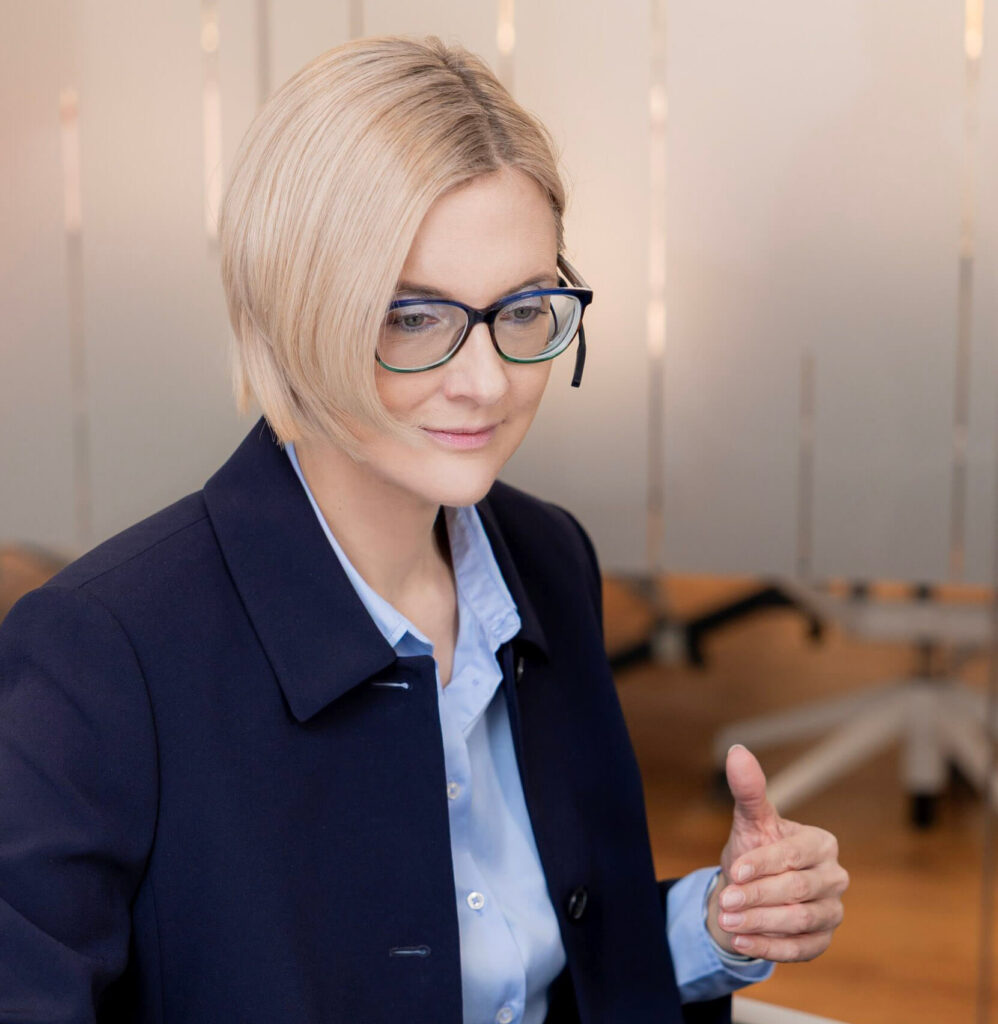 Dr. Kathrin Kiehl beim Business Coaching im Videocall